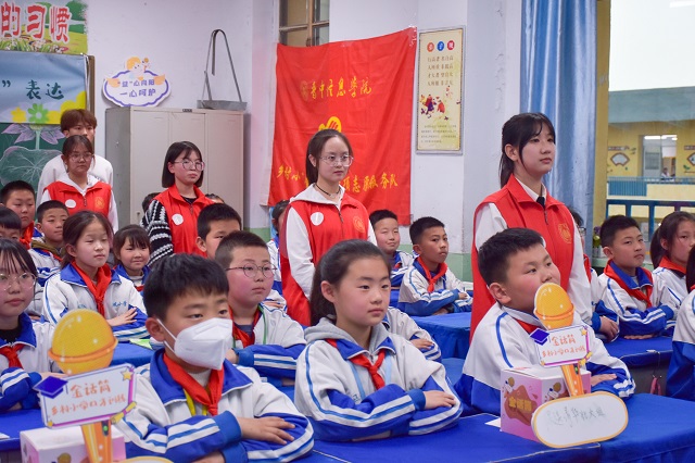 支队体验日 我们一起“趣”表达——杏花书院金话筒走进乡村小学第3期